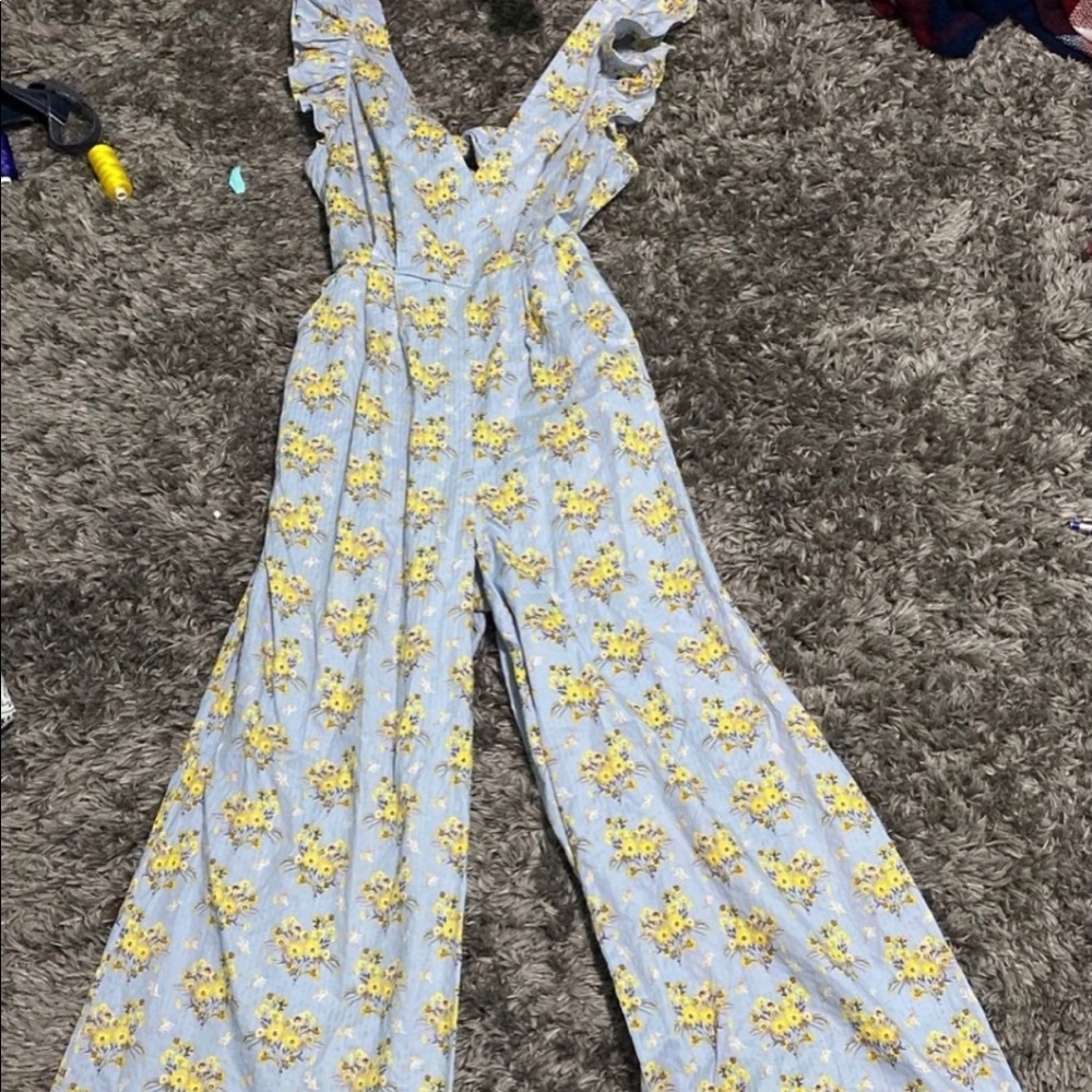 Jump Suit with tie back